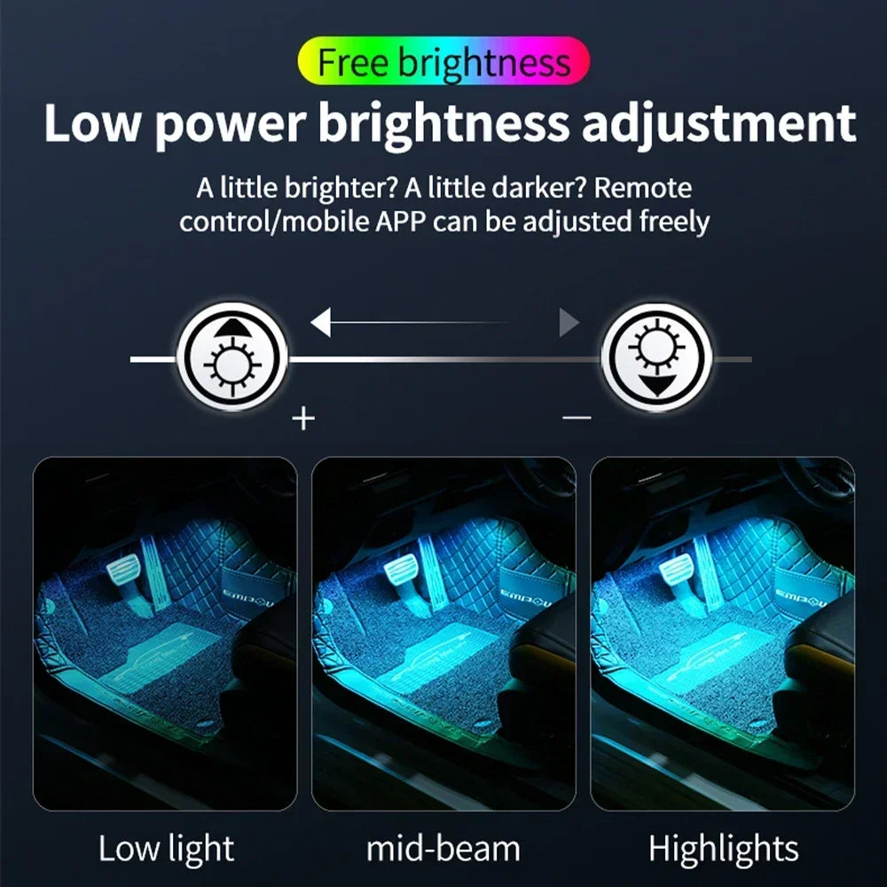 Automotive Innenraum Fußraumbeleuchtung Zubehör Neonlichter LED