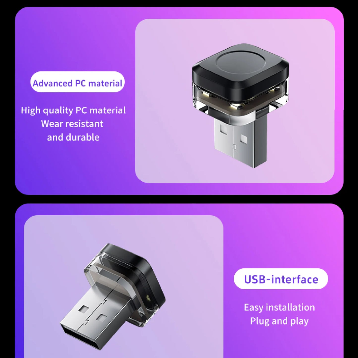 USB LED Lampe für Innenraumbeleuchtung – SwissGlanzGarage Ansicht 5