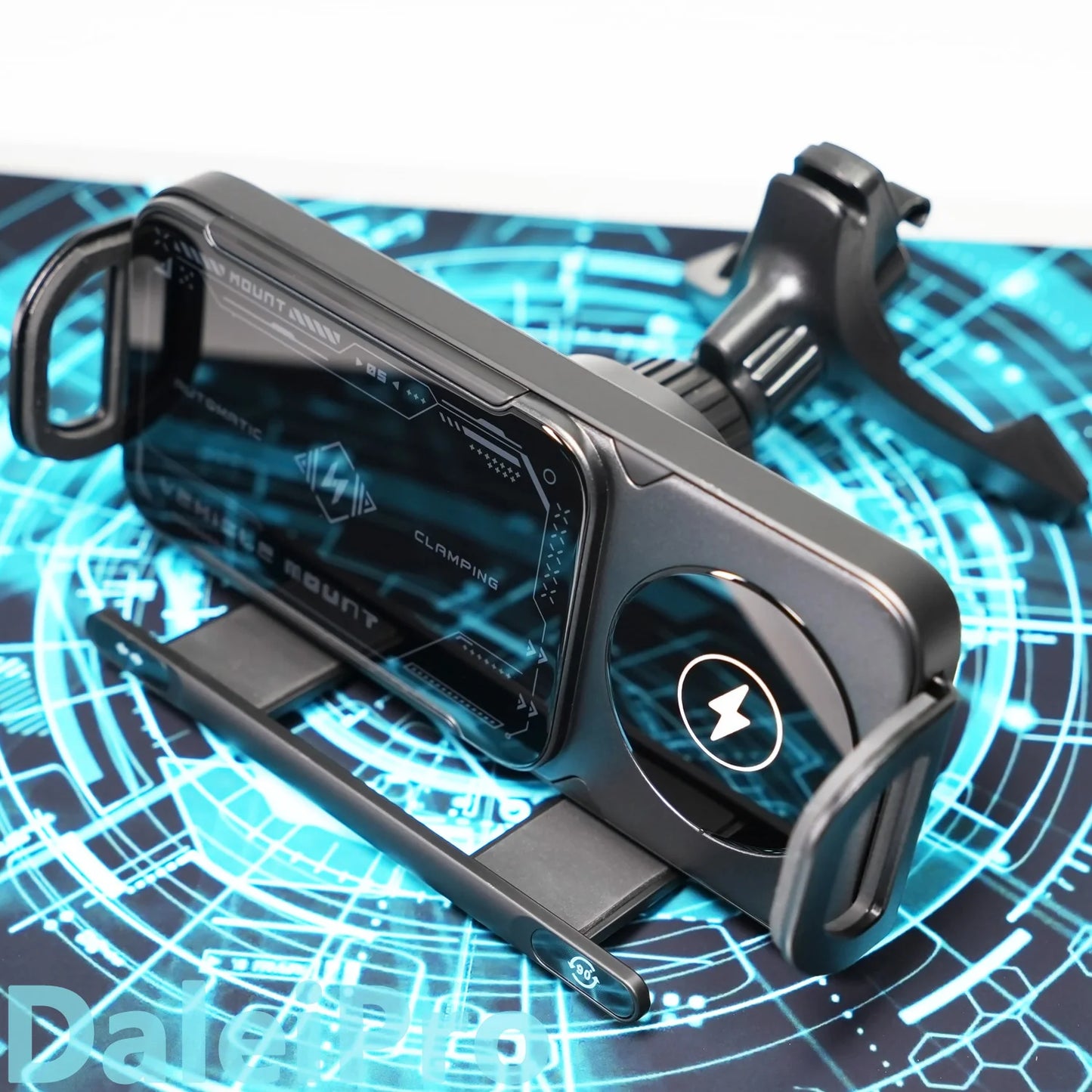 Universal Auto Telefon Halter Drahtlose Ladegerät Telefon Halterung Intelligente Induktion Elektrische Rotation Telef...