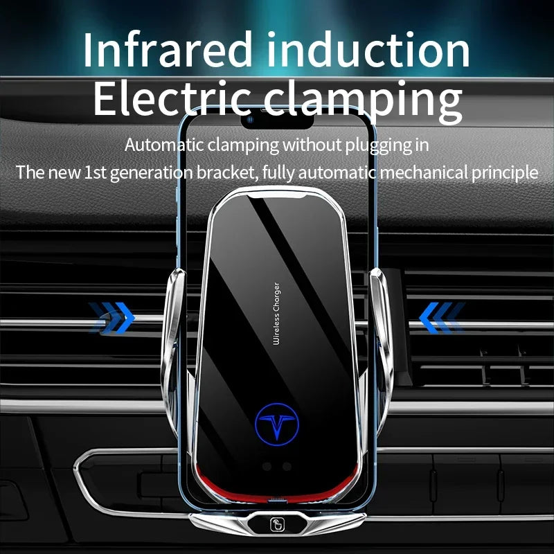 Auto kabelloses Ladegerät Autotelefon halter stehen smart magnetic 15w Schnell ladestation Auto halterung für iPhone ...