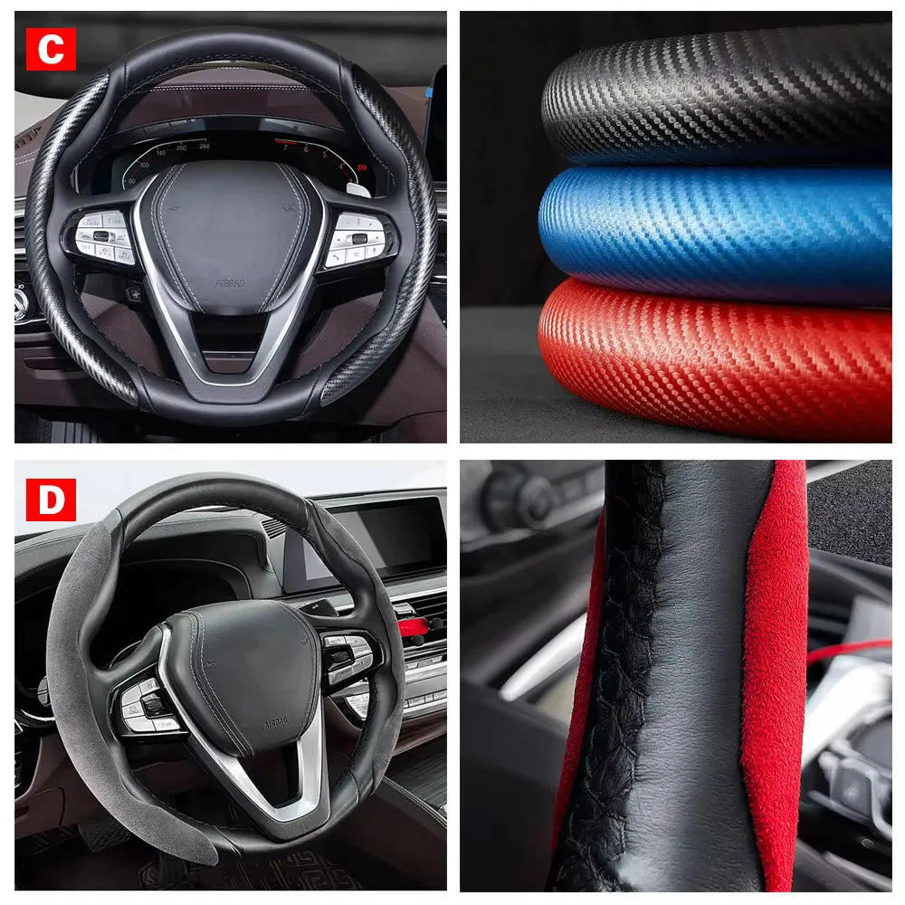 Lenkradbezug 38cm Carbonfaser – SwissGlanzGarage Ansicht 4