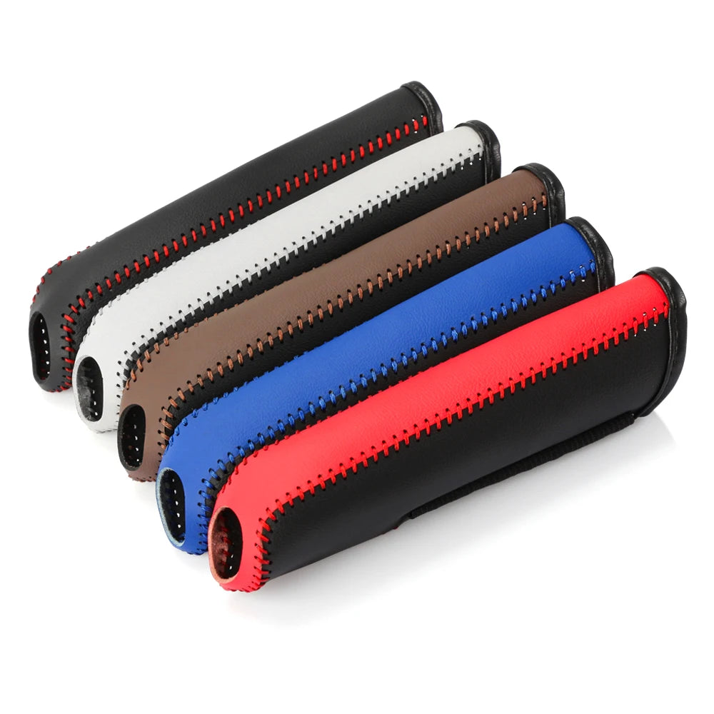 Handbremsabdeckung Set aus PU-Leder – SwissGlanzGarage Ansicht 3