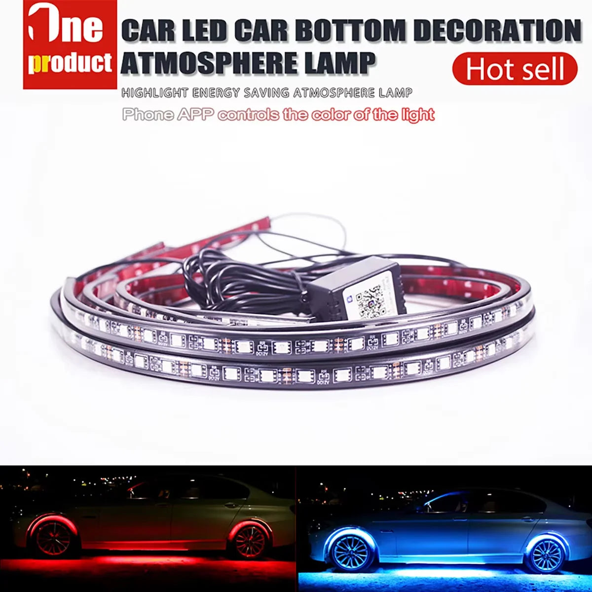 RGB Auto Underglow Licht Flexible Streifen LED Unterboden Lichter