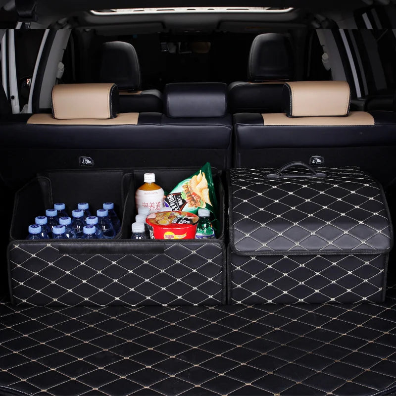 Kofferraum-Organizer-Box, großes Fassungsvermögen, Auto-Multifunktionswerkzeuge, Aufbewahrungstasche, Verstauen, Aufr...