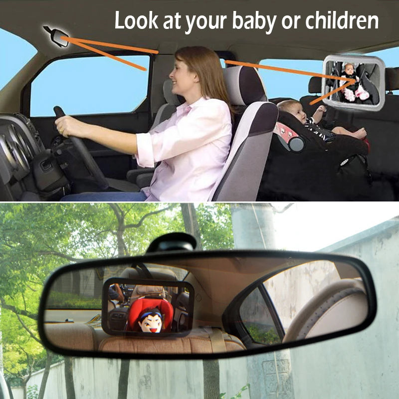 Baby-Auto-Spiegel verstellbar – SwissGlanzGarage Ansicht 3