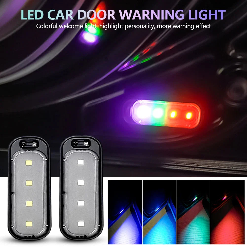 Auto Tür Willkommen Licht RGB/Weiß LED Atmosphäre Licht Drahtlose