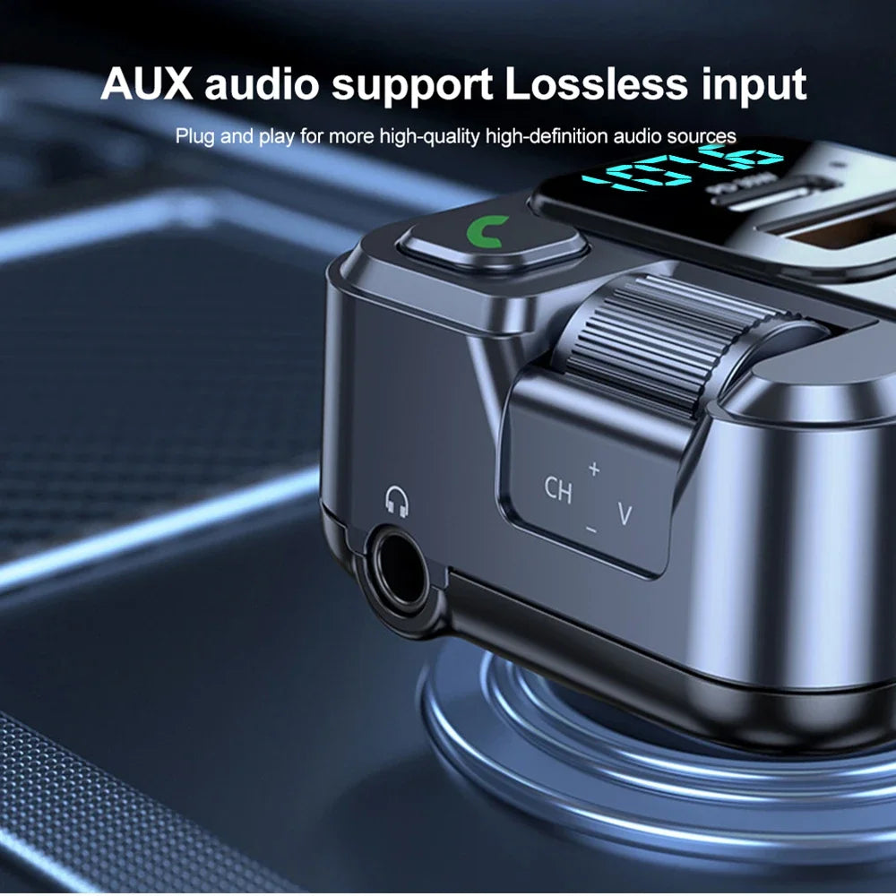Bluetooth 5.1 FM Transmitter 30W PD Auto-Ladegerät – SwissGlanzGarage Ansicht 6
