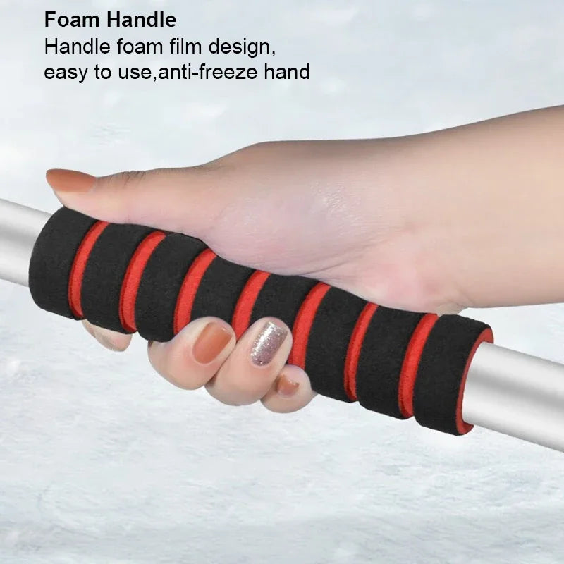 Erweiterbarer Eiskratzer mit Bürste – SwissGlanzGarage Ansicht 6