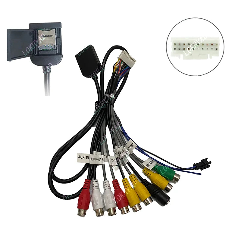 1Din CarPlay Android AUTO HD Autoradio 16-Pin – SwissGlanzGarage Ansicht 2