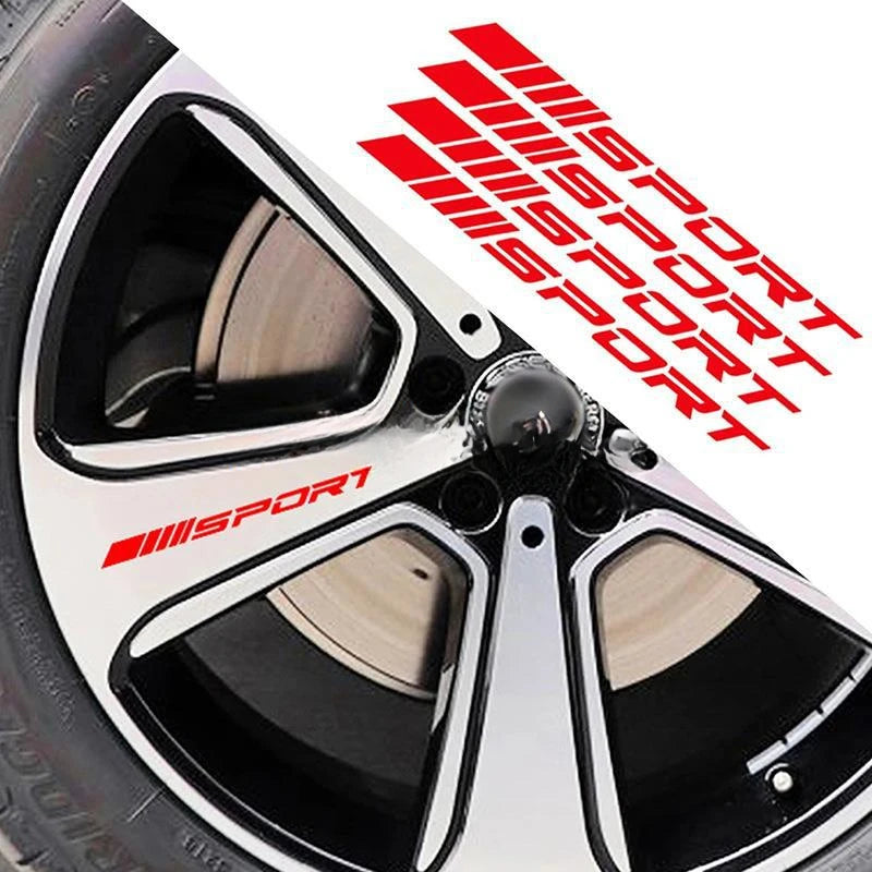 Sport Racing Auto-Felgen Aufkleber – SwissGlanzGarage Ansicht 3