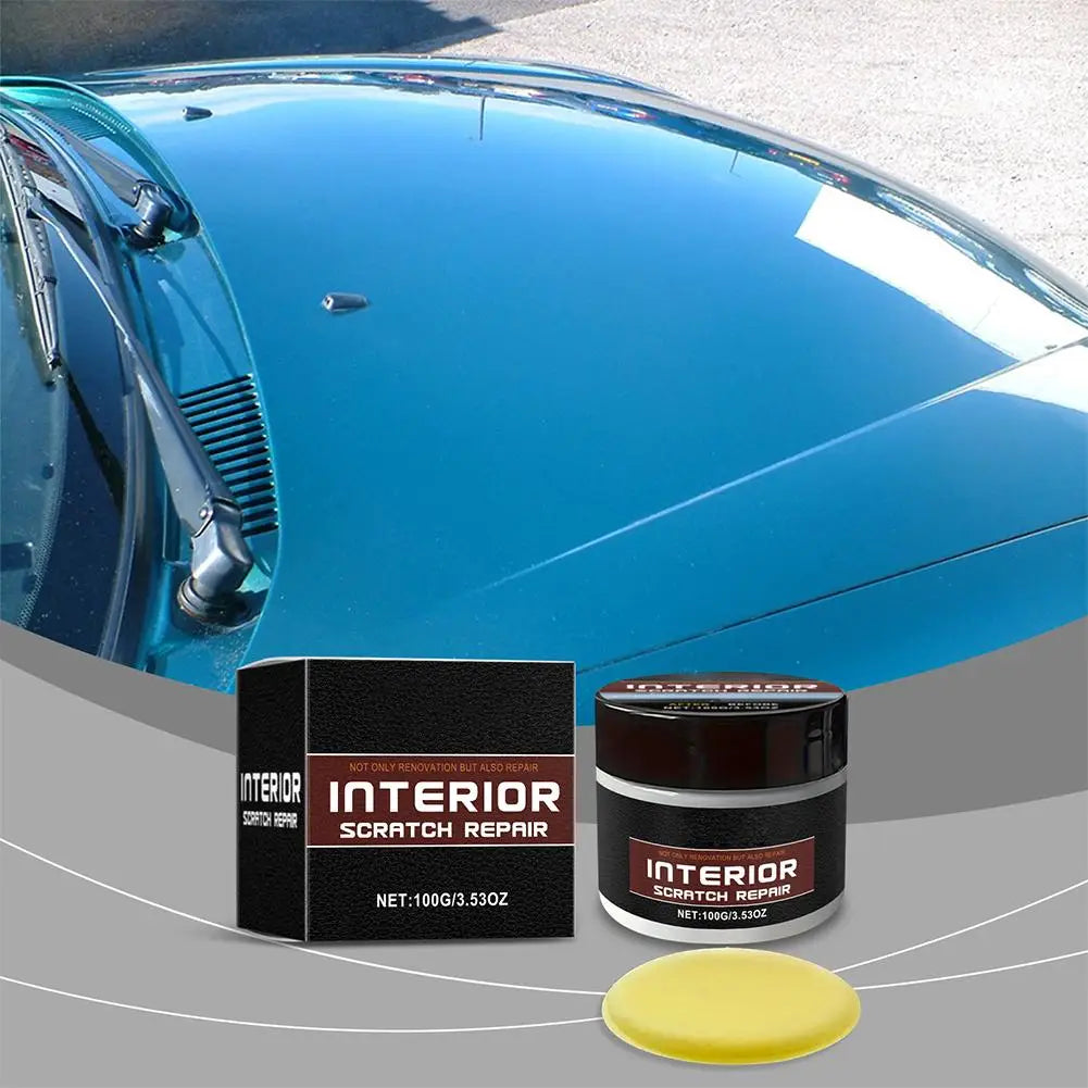 Professioneller Kratzerentferner für Autos, 100g Premium-Lackpflegepaste für leichte Kratzer, Wirbelmuster und Oxidation