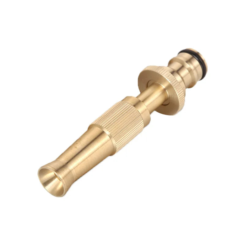 Sprinkler conector rápido spray bico pistola de água bronze alta pressão spray direto casa mangueira jardim arma ajustáv