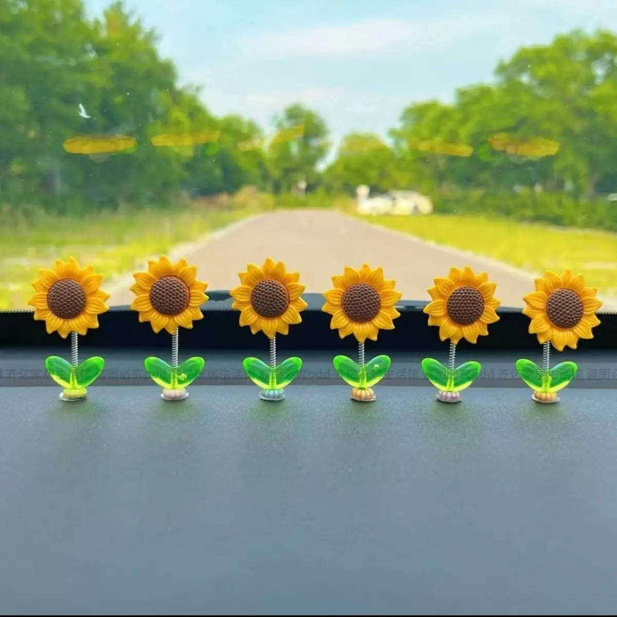 Süsse Sonnenblume Auto-Dekoration – SwissGlanzGarage Ansicht 4