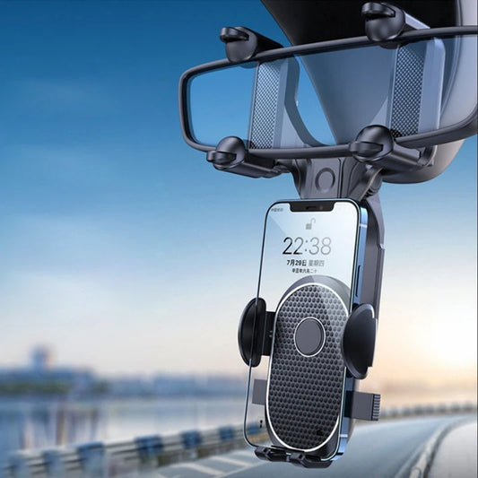 SEAMETAL Auto-Rückspiegel Handyhalter 360° – SwissGlanzGarage Ansicht 6