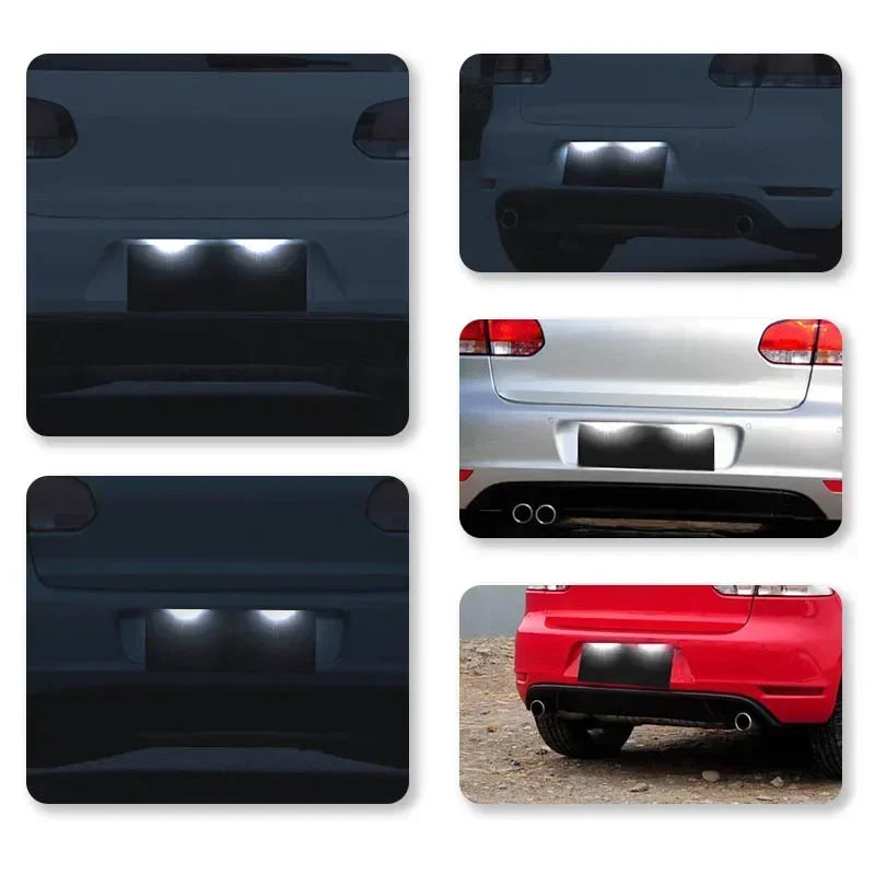 12V LED Kennzeichenbeleuchtung für VW Golf 4 – SwissGlanzGarage Ansicht 4