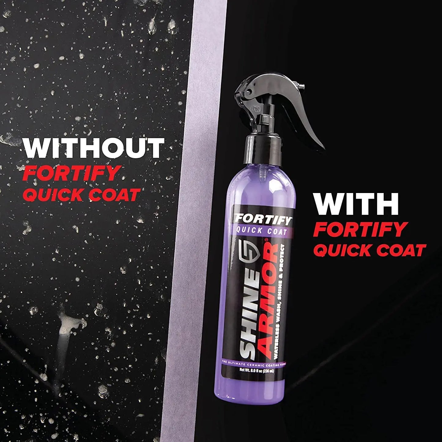 Autowaschspray und Keramikbeschichtung für Autos – 3-in-1 wasserlose Autowäsche und Detail für Hochglanz-Deckel, schü...
