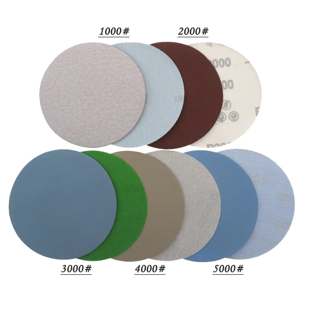5 Zoll Nass- & Trocken-Schleifpads 1000-5000 – SwissGlanzGarage Ansicht 3