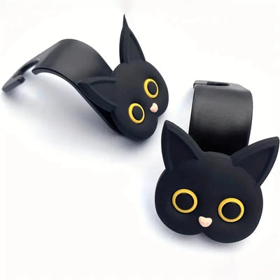 3D Cartoon Katze Kopfstützen-Haken – SwissGlanzGarage Autopflege Schweiz
