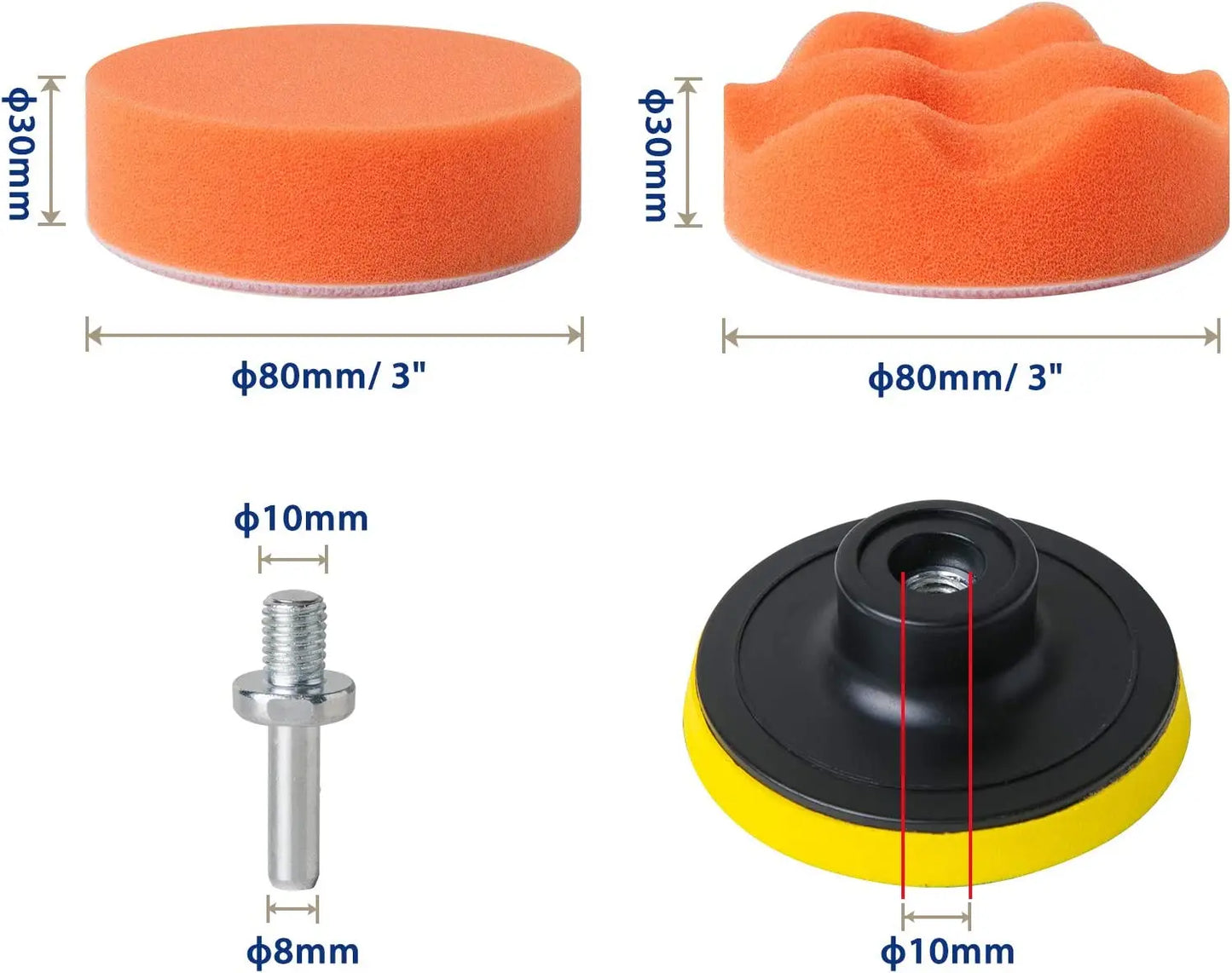 Scheinwerfer-Reparatur-Set 3 Zoll – SwissGlanzGarage Ansicht 2