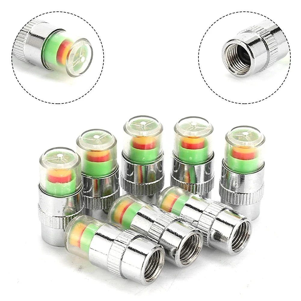 Reifen-Drucksensor Ventilkappen Set 8 Stück – SwissGlanzGarage Ansicht 3