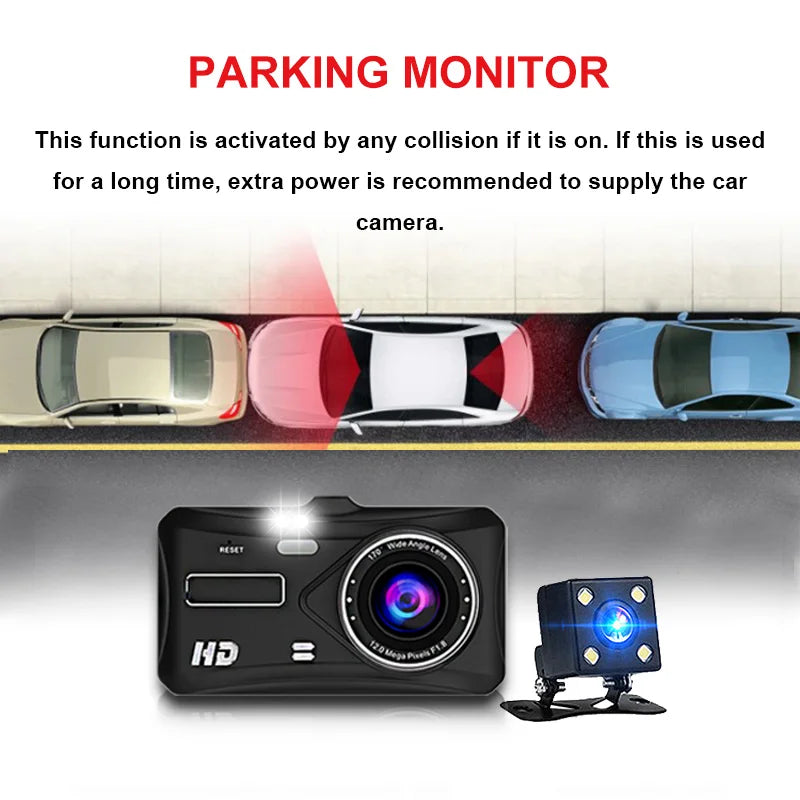 Dashcam 24H Touch Night Vision FULL HD 1080P – SwissGlanzGarage Ansicht 4