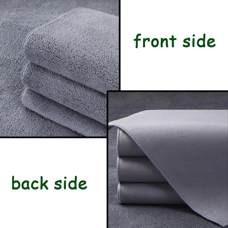 Mikrofaser Auto-Poliertücher Set 30x60cm und 30x30cm