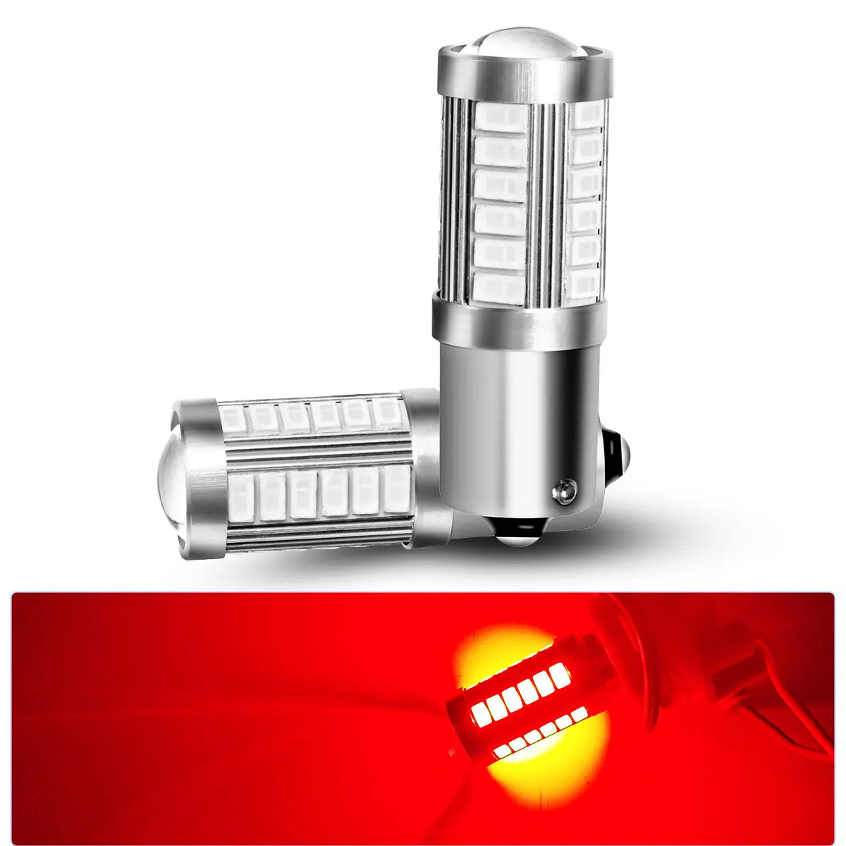 PY21W 1156 BA15s LED Blitz Bremslampen – SwissGlanzGarage Ansicht 2