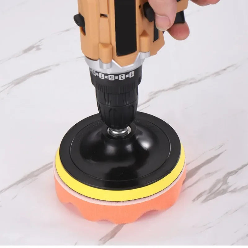 Auto Polieren Schwamm Pads Kit Schaum Pad Puffer Kit Polieren Maschine Wachs Pads für Auto Motorrad motor fahrzeug En...