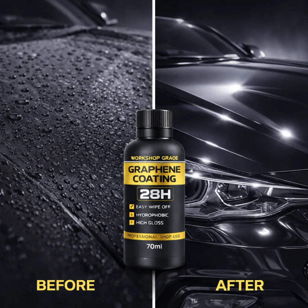 Graphen-Keramikbeschichtung 28H – Hydrophobe Autolack-Schutzbeschichtung Kratzerreparatur Hochglanz Langlebig