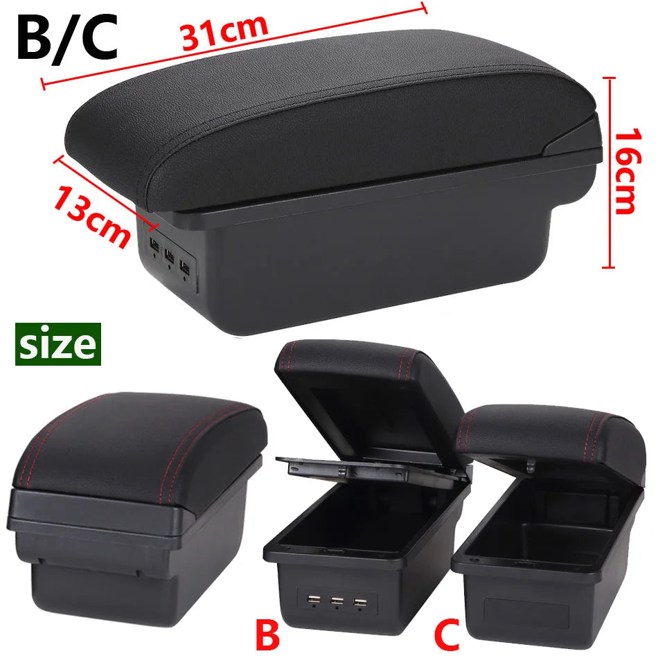 Armlehnenbox für Ford Fiesta MK7 2009-2020 – SwissGlanzGarage Ansicht 5