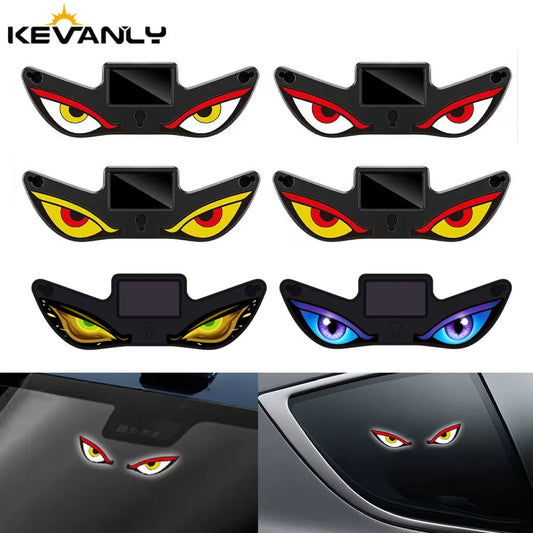 Solarbetriebene Auto Neon Licht DEMON EYE – SwissGlanzGarage Ansicht 2