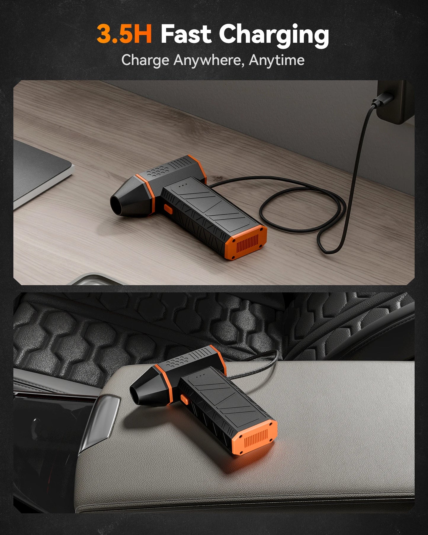 WOLFBOX MF50 Elektrischer Luftduster – SwissGlanzGarage Ansicht 5