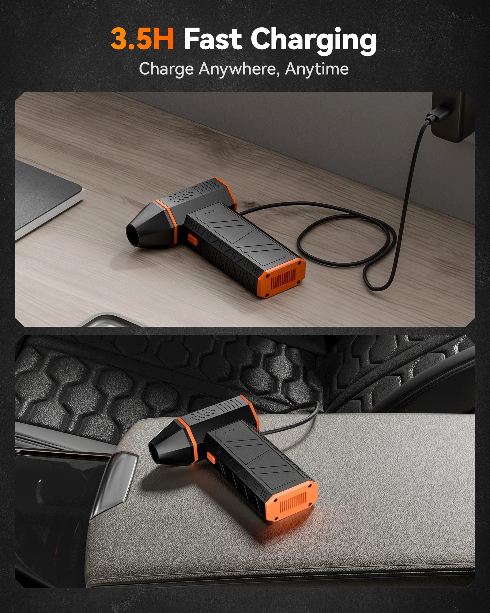 WOLFBOX MF50 Elektrischer Luftduster – SwissGlanzGarage Ansicht 5