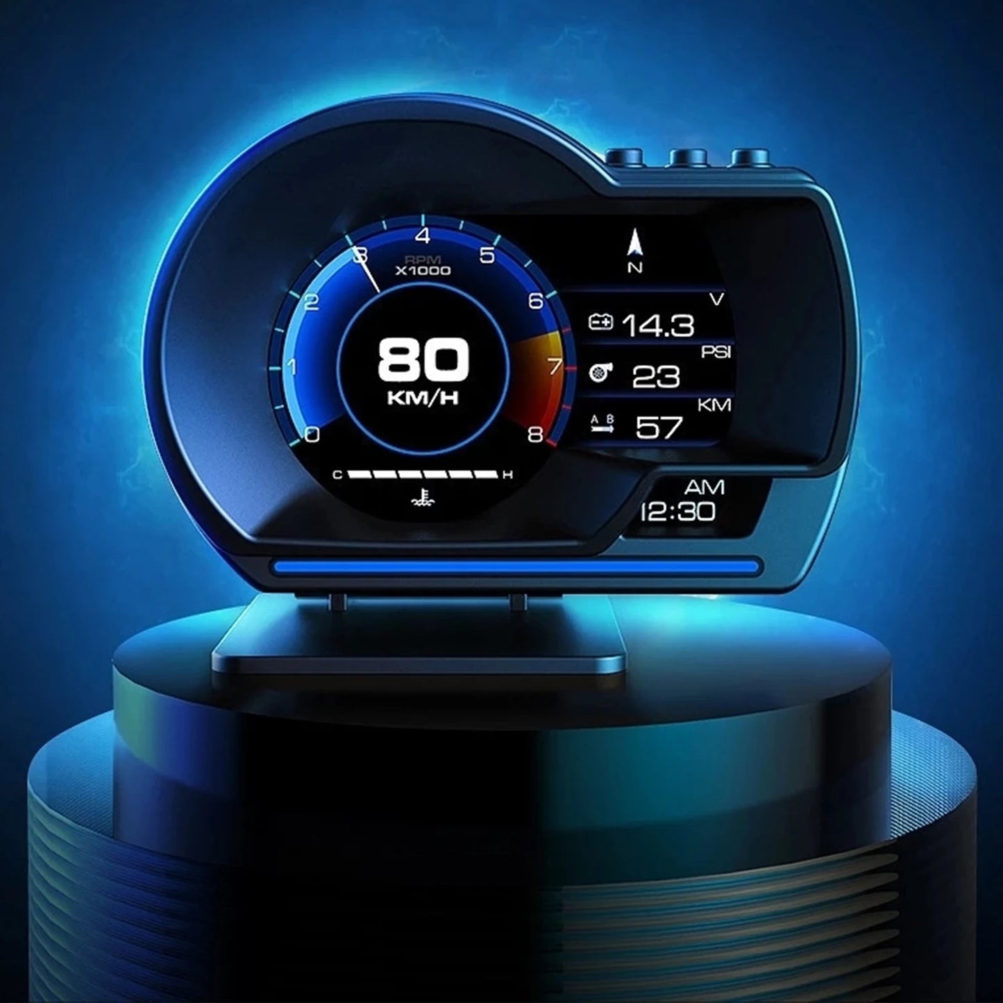 Digital Head-Up Display OBD2+GPS – SwissGlanzGarage Ansicht 4