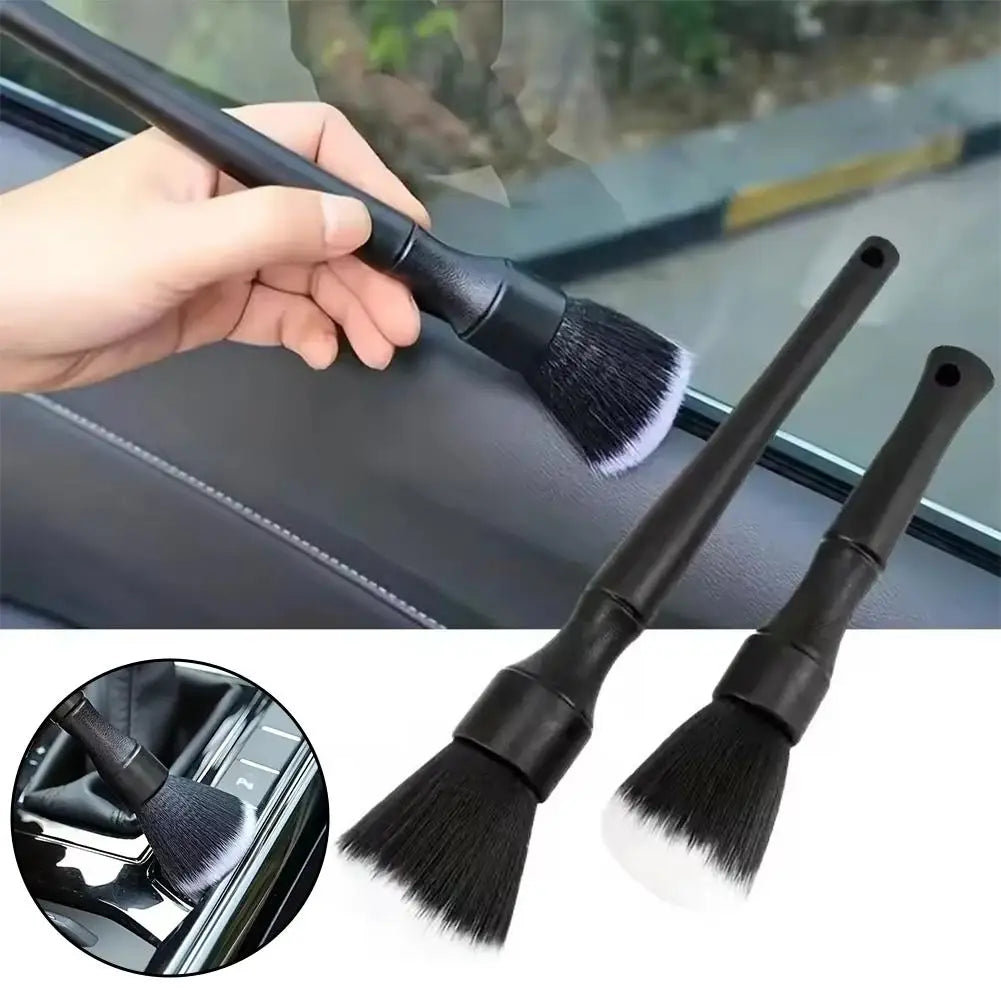 Ultraweiche Detailpinsel, superdichte Auto-Innendetailpinsel mit synthetischen Borsten, Auto-Armaturenbrett-Staubwede...