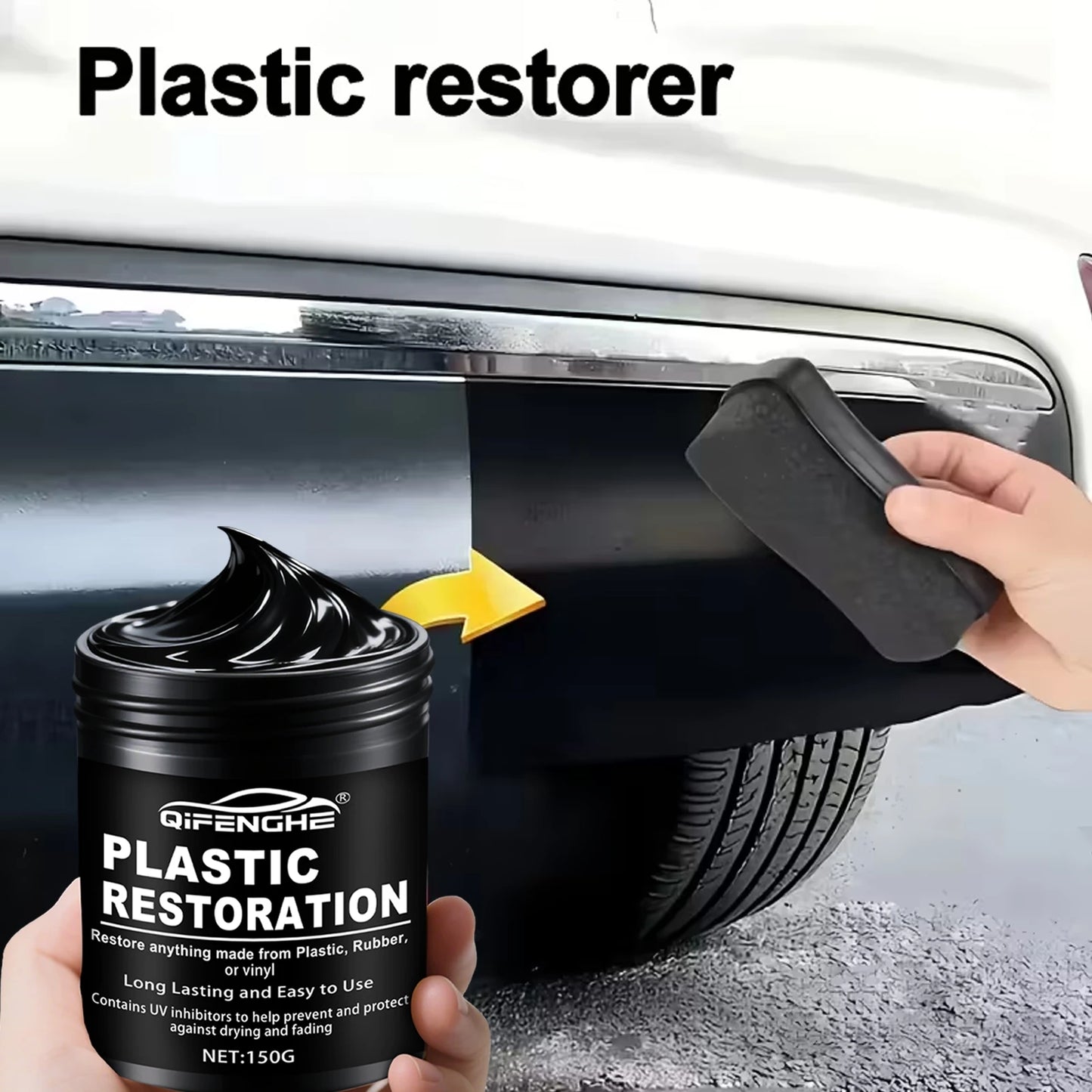 Kunststoff-Restaurierungspaste 150g – SwissGlanzGarage Ansicht 5