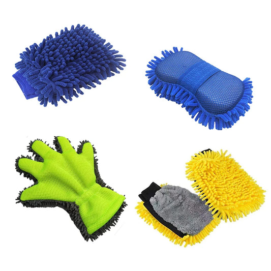 Mikrofaser-Waschschwamm Chenille Auto Wash Gloves – SwissGlanzGarage Ansicht 2