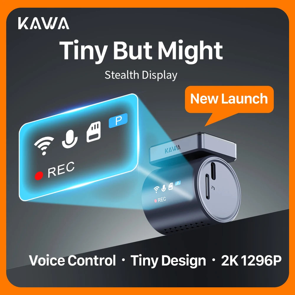 KAWA MINI 3 Pro 2K Dashcam mit Parkfunktion – SwissGlanzGarage Ansicht 2