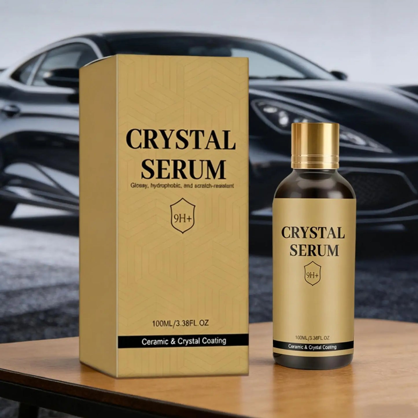 100ml Auto-Keramikbeschichtung 9H Langanhaltender Schutz Hydrophobes Autopflege-Set für Wohnmobile, LKWs und SUVs
