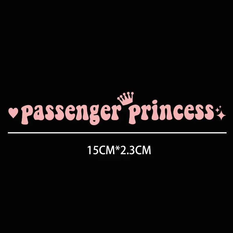 Passenger Princess Auto-Aufkleber 15x2.3cm – SwissGlanzGarage Ansicht 2