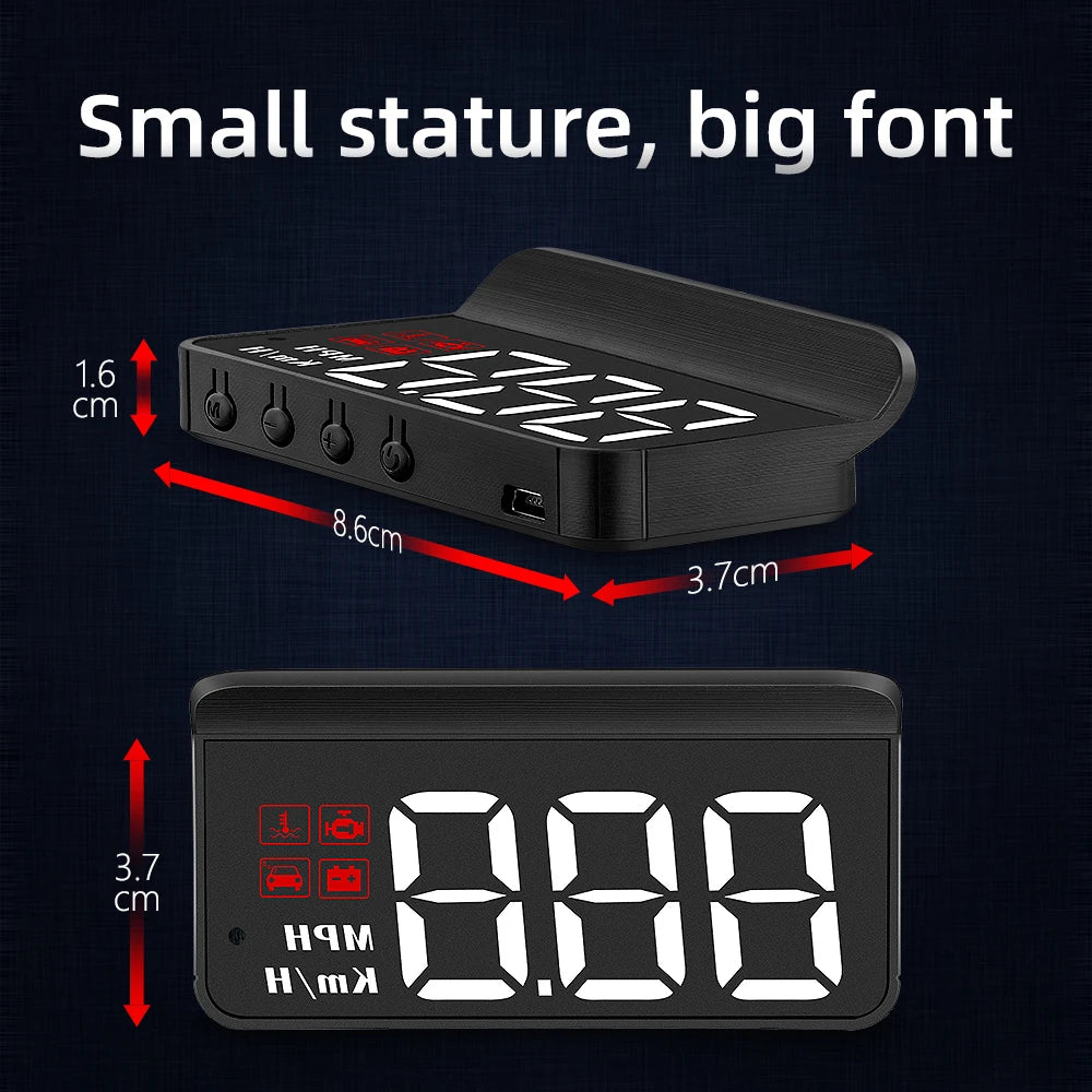 M3 OBD2 M1 GPS HUD Head-Up Display – SwissGlanzGarage Ansicht 5