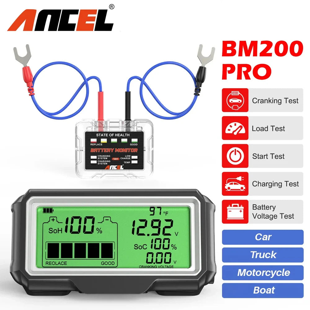 12V LED Auto-Batterietester mit Display – SwissGlanzGarage Ansicht 2