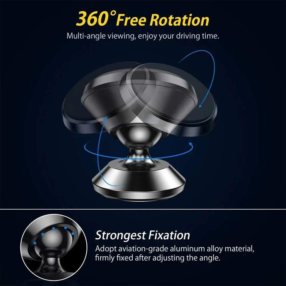 Magnetischer Autotelefonhalter, universeller Autotelefonständer für iPhone, Xiaomi, Huawei, Samsung, Armaturenbrett, ...