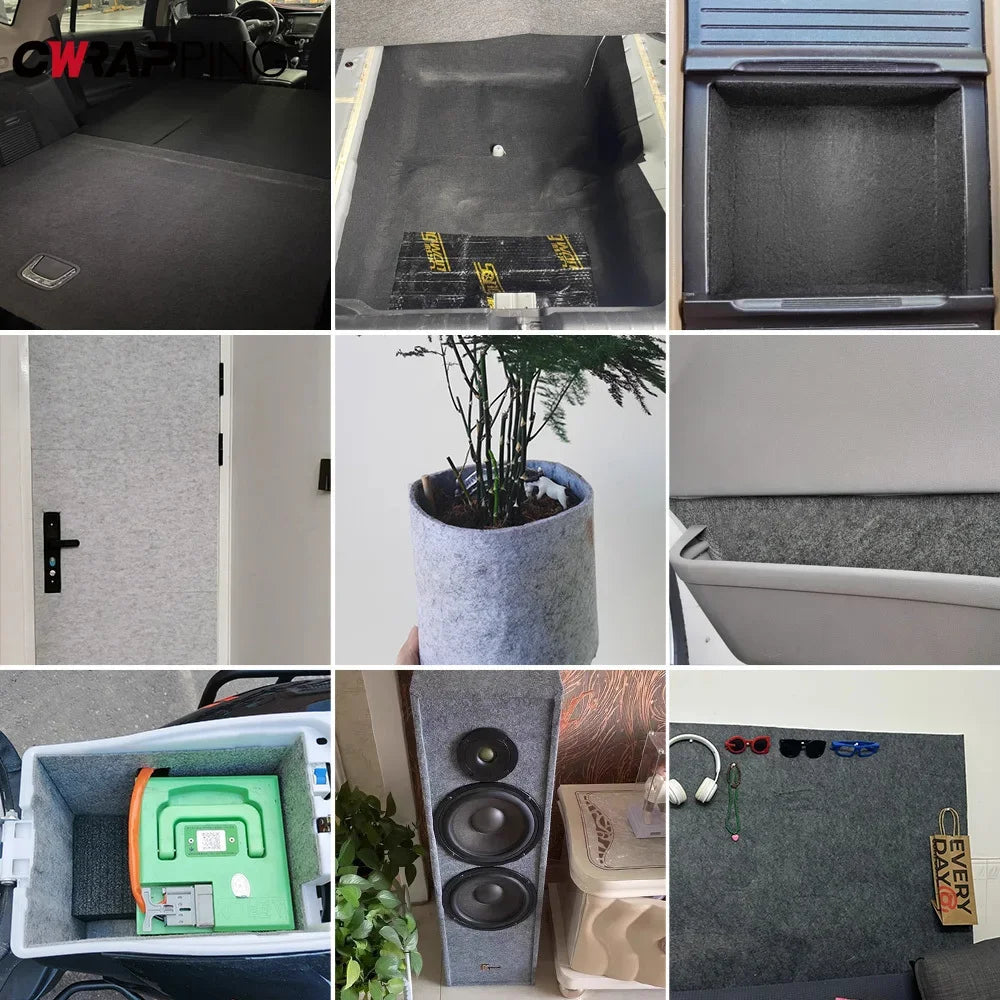 5mm Auto Schalldaemm- & Waermedaemm-Matte – aus Textil – SwissGlanzGarage Ansicht 6