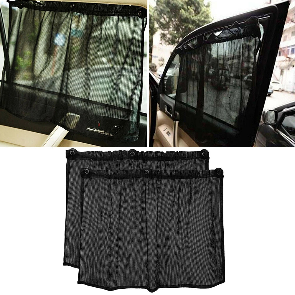 1 Paar Auto-Sonnenschutz, UV-Schutz, Auto-Vorhang, Autofenster-Sonnenschutz