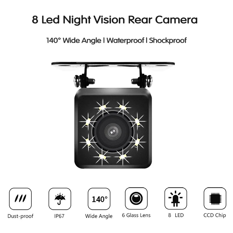 Rückfahrkamera 12 LED Nachtsicht HD – SwissGlanzGarage Ansicht 3