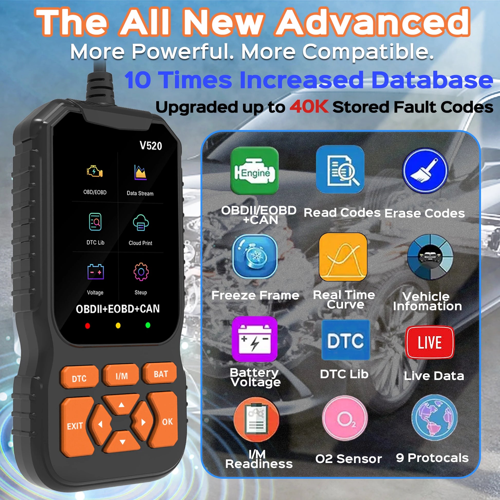 OBD2-Diagnosegerät V520 – SwissGlanzGarage Ansicht 2