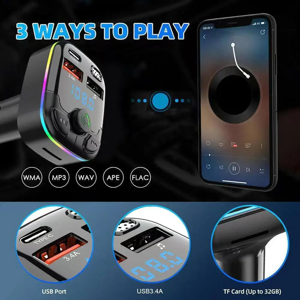 66W Dual USB Auto-Ladegerät – mit kabellosem Laden – SwissGlanzGarage Ansicht 4