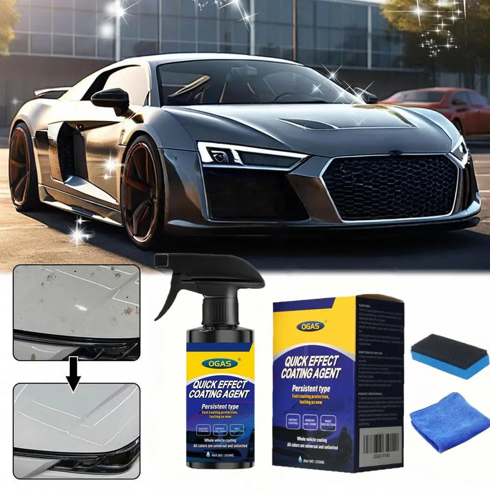 Automotive Nano-Beschichtungsspray, schnell wirkende Keramikbeschichtung, hydrophober Autolackschutz zur Wiederherste...