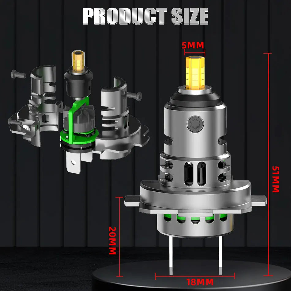 LED Mini USB Touch Auto Innenraumlampe 2200 W – SwissGlanzGarage Ansicht 6